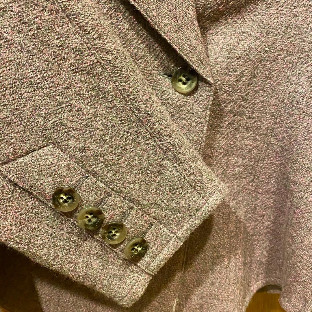 AKIRANAKA ウールのダブルブレストブルゾン