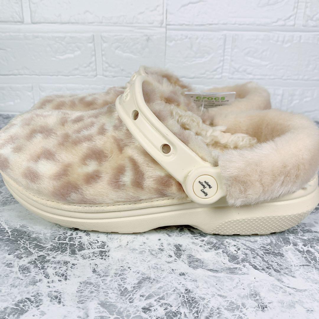 【完売品】きゃりーぱみゅぱみゅ × クロックス ファー レオパード 23cm