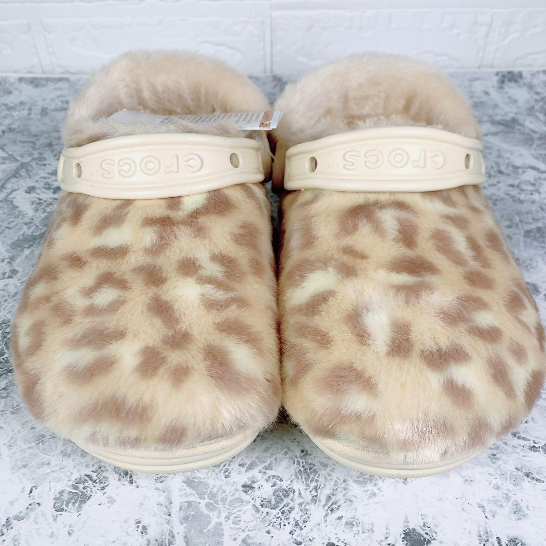 【完売品】きゃりーぱみゅぱみゅ × クロックス ファー レオパード 23cm