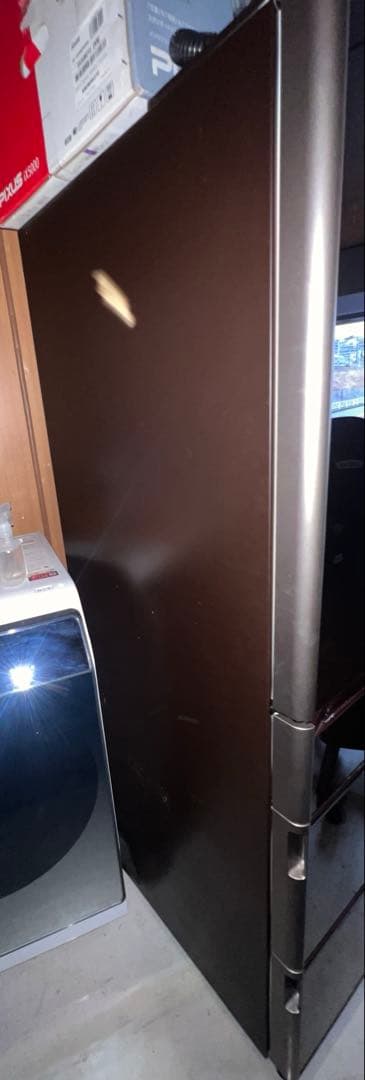 HITACHI ノンフロン冷蔵庫 R-X5200F ブラウン