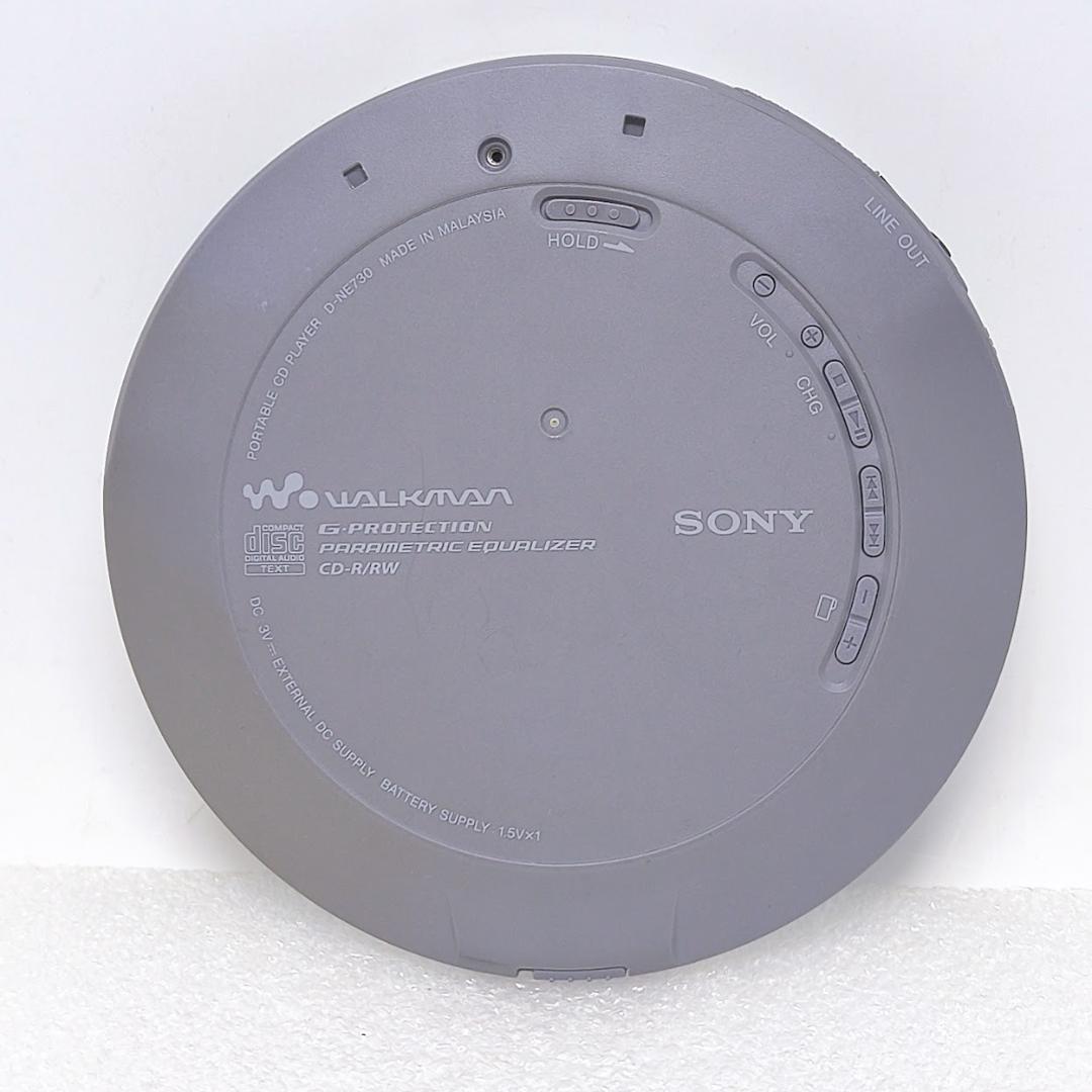 【動作確認済】SONY ポータブルCDプレーヤー Walkman D-NE730