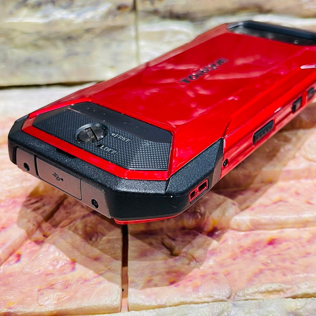 SIMフリー TORQUE 5G 128GB レッド 高耐久スマホ 動作良好