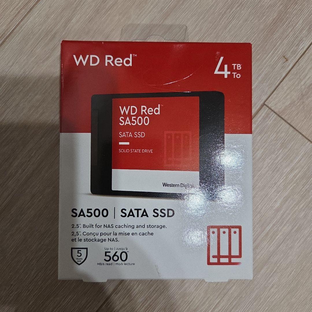 内蔵型SSD WD RED SA500 4TB NAS SATA SSD