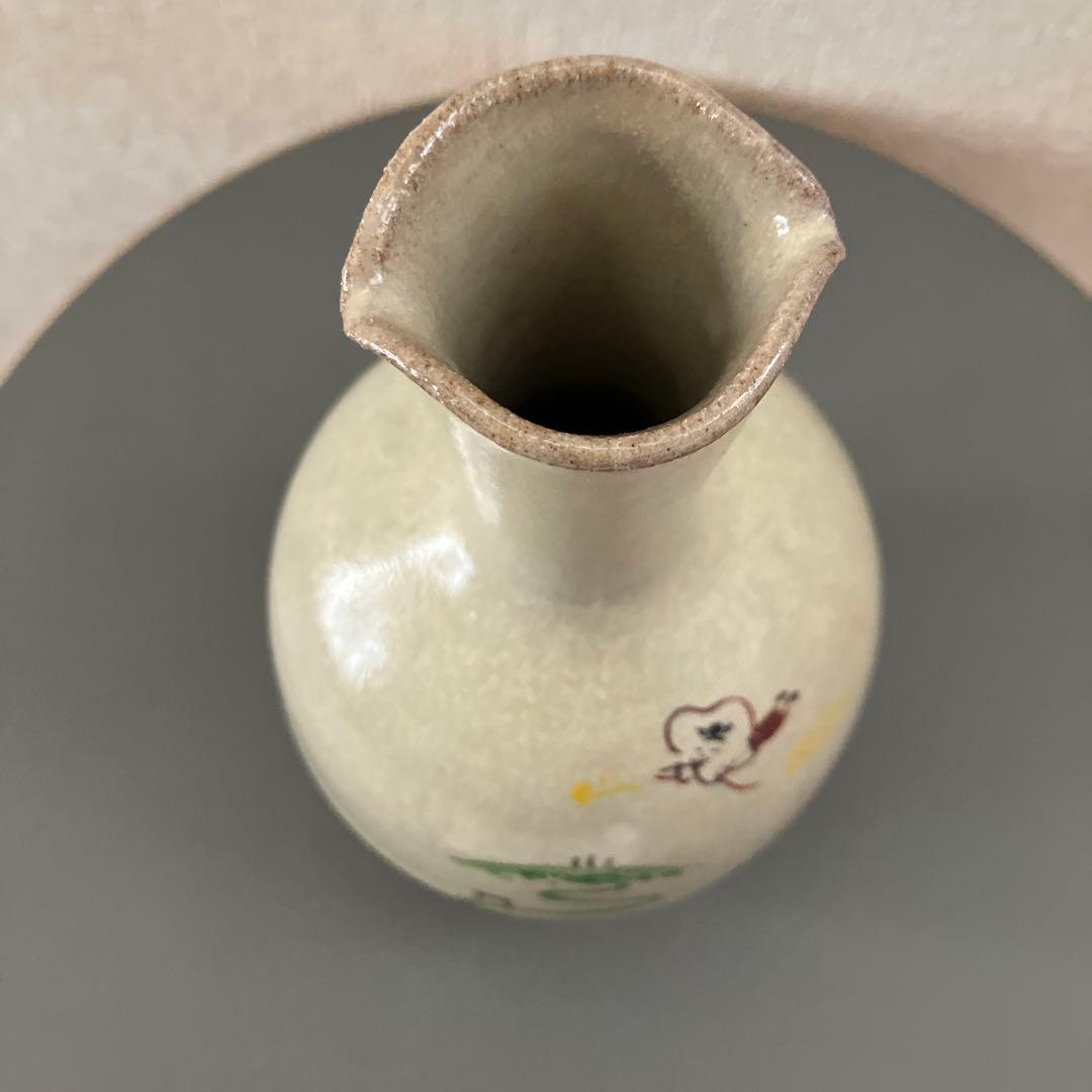 花入　赤膚焼　正人窯　大塩正人