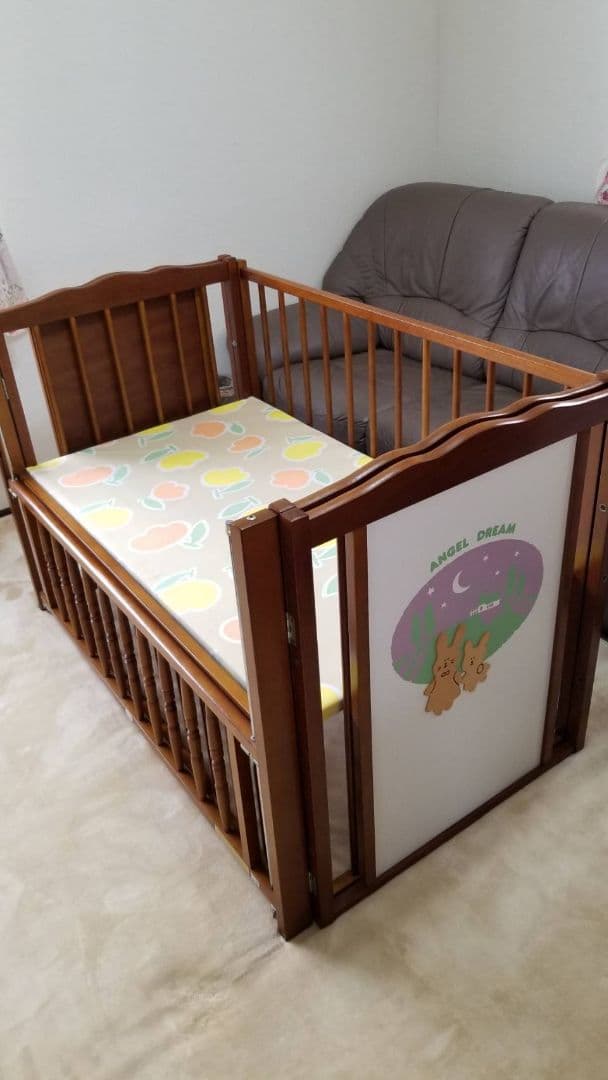 【ベビーベッド】サークルとしても使用OK!!