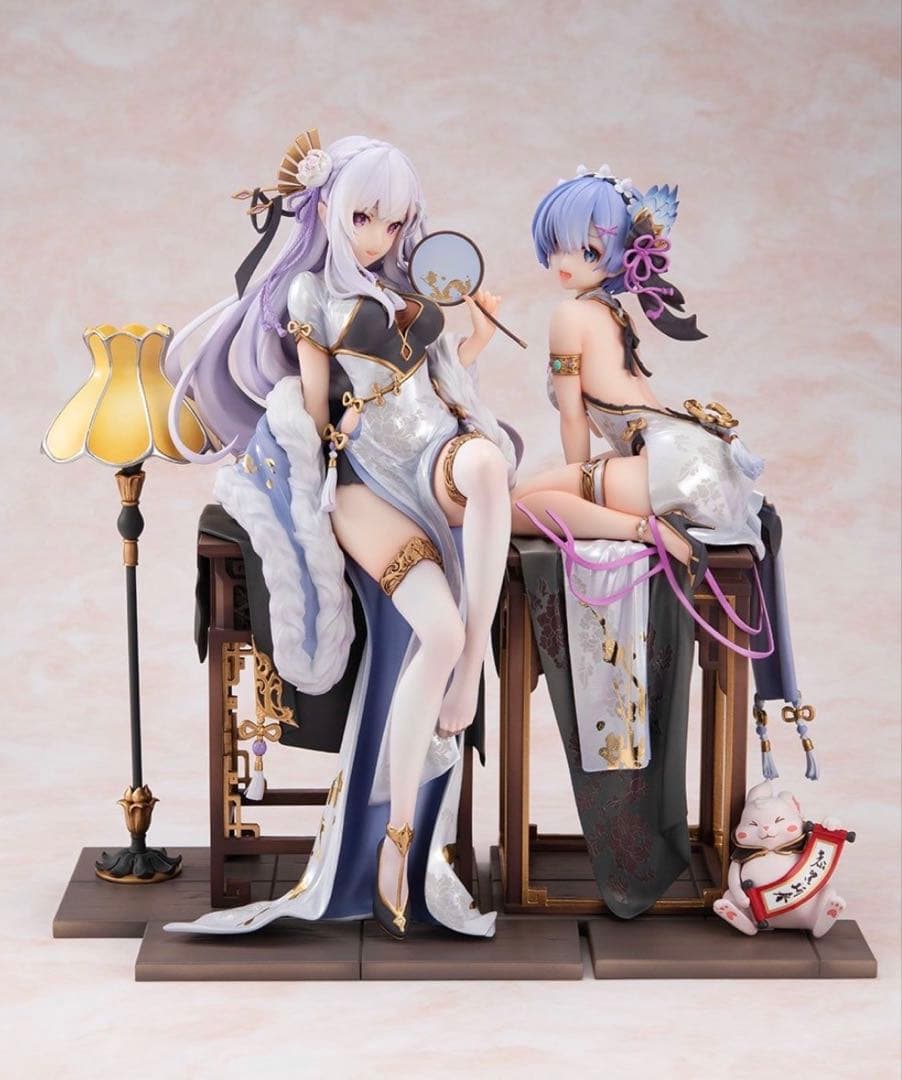 Re:ゼロから始める異世界生活 フィギュア エミリア レム 優雅美人