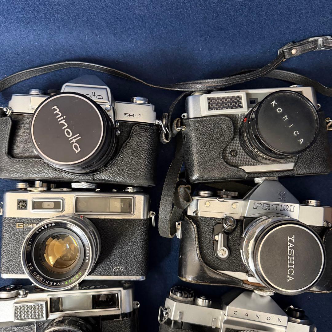 フィルム カメラ まとめ 8台 キヤノン ヤシカ ペンタックス コニカ ミノルタ