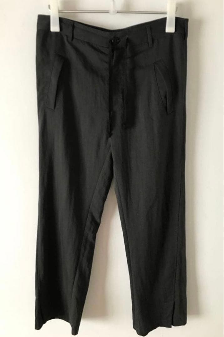 ANN DEMEULEMEESTER ワイドテーパードパンツ