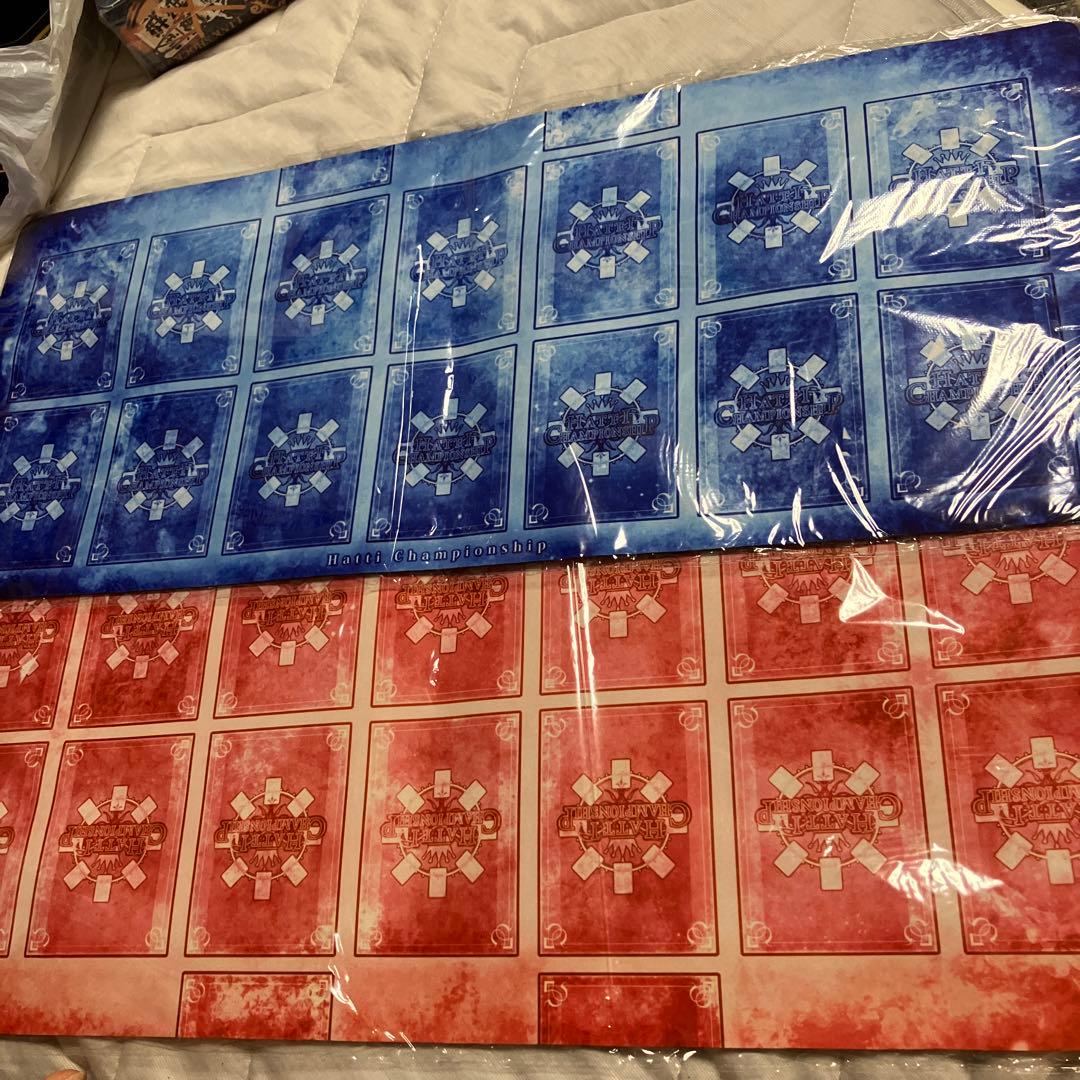 はっちcs ハーフプレイマット　赤　青