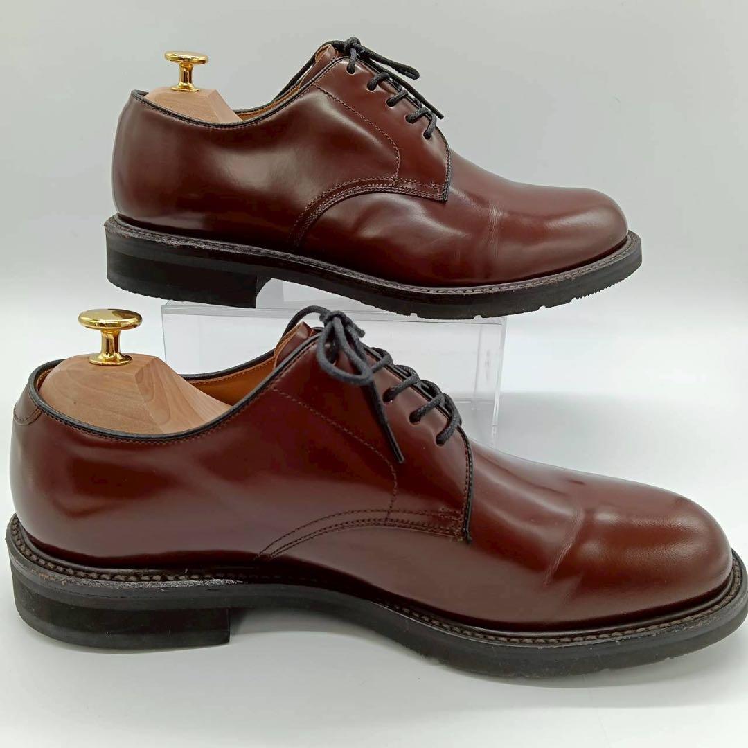 【美品】REGAL　ビジネスシューズ W14A　プレーントゥ　ブラウン　日本製