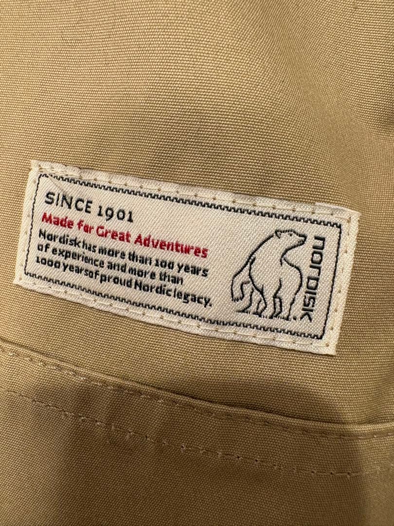 【希少/サンプル品/新品未使用】 ノルディスク カバーオール ベージュ L