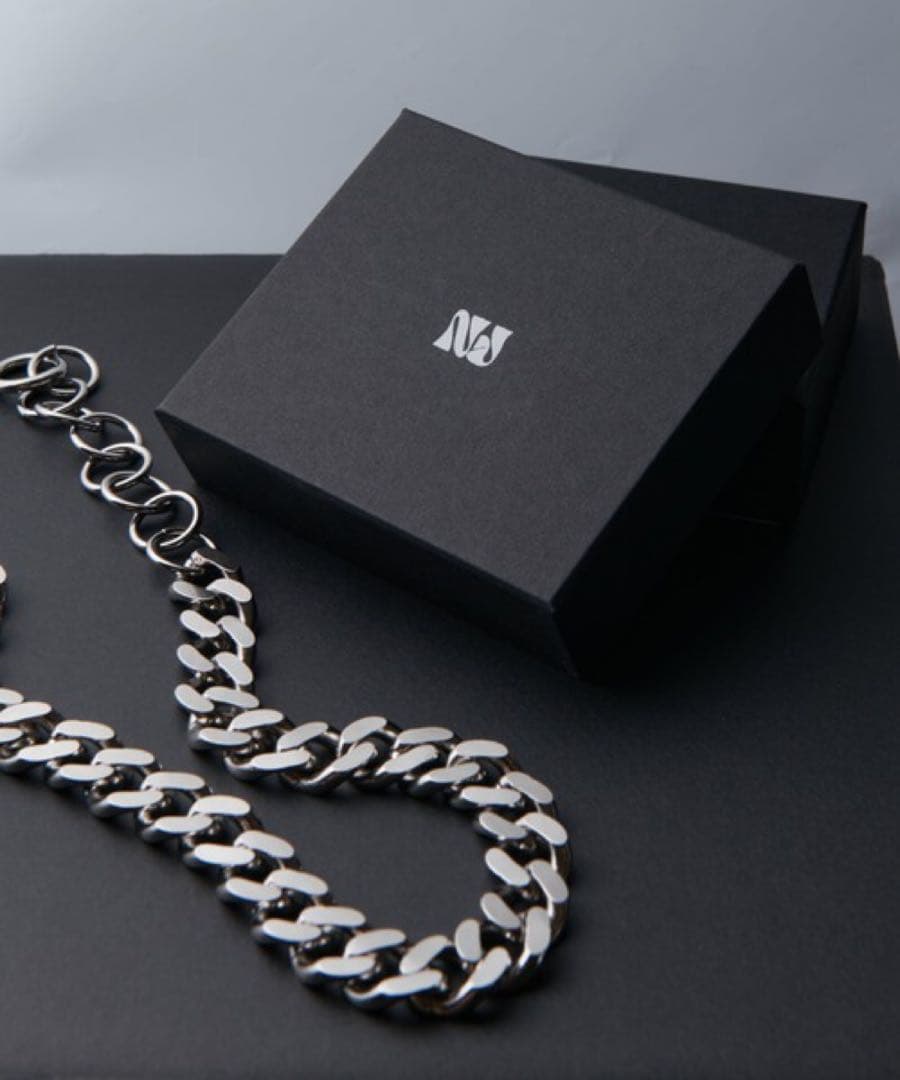 (最安値)大人気即完売Lui's 【mi-企画】シルバーチェーンネックレス