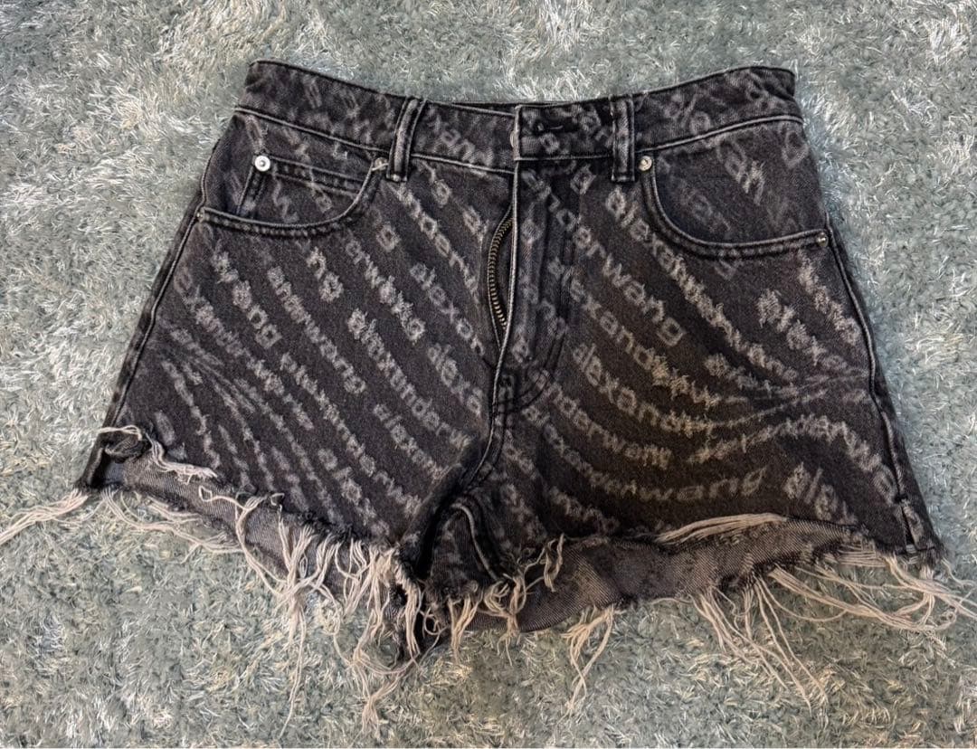 【入手困難】【美品】alexander wang ハイウエストデニムショーツ