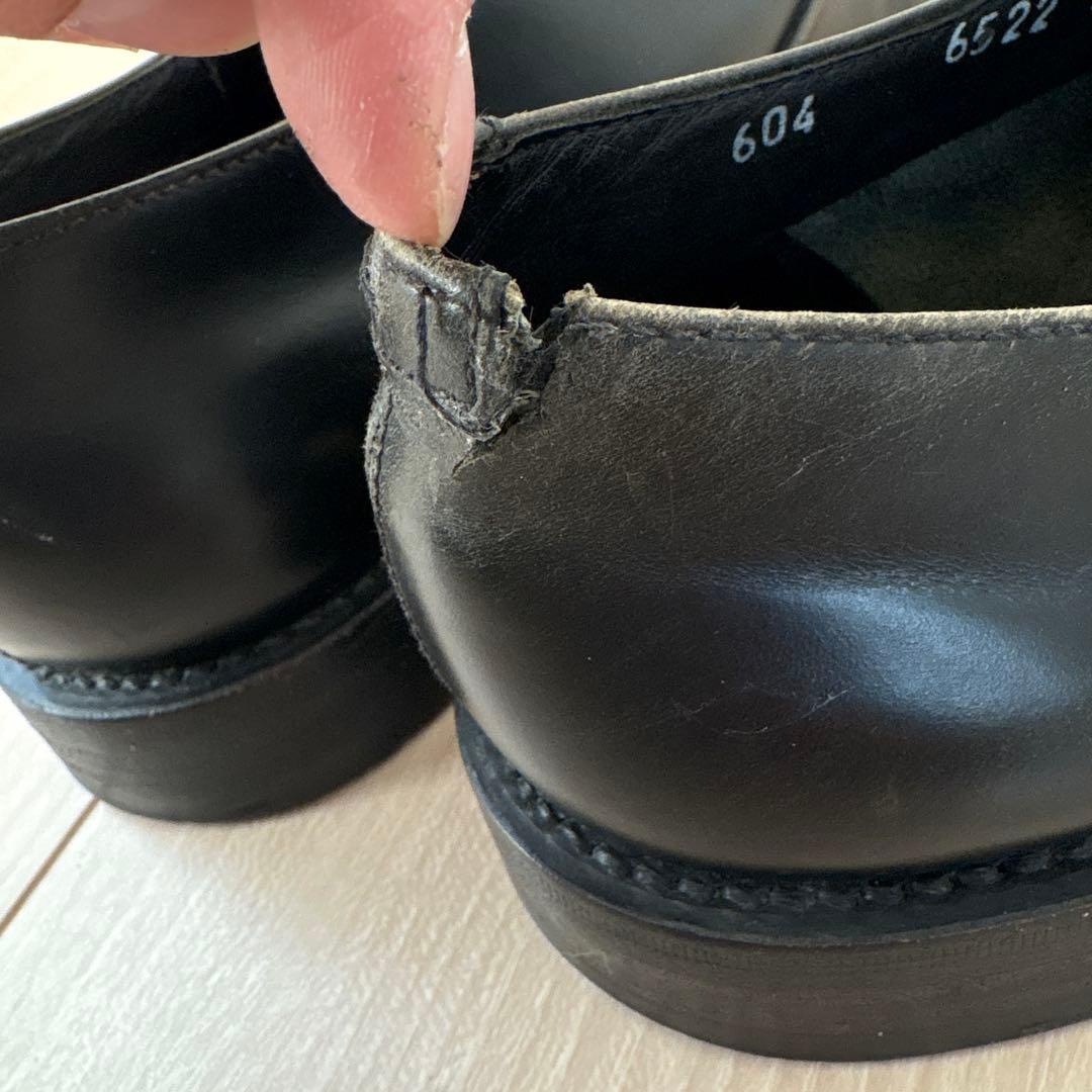 靴 prada archive square toe leather shoes