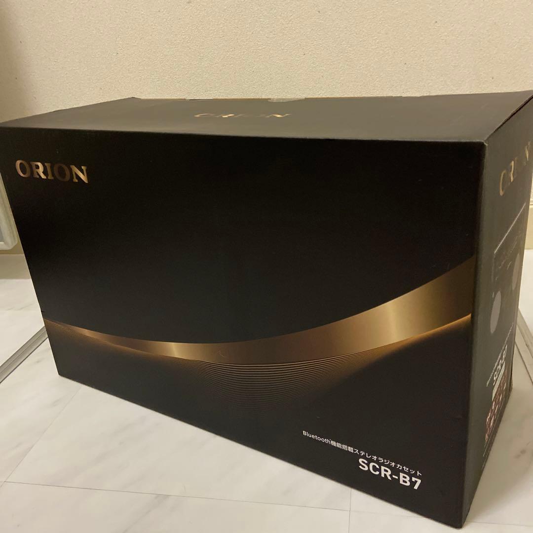新品未開封✨ORIONラジカセ Bluetooth機能搭載SCR-B7昭和レトロ