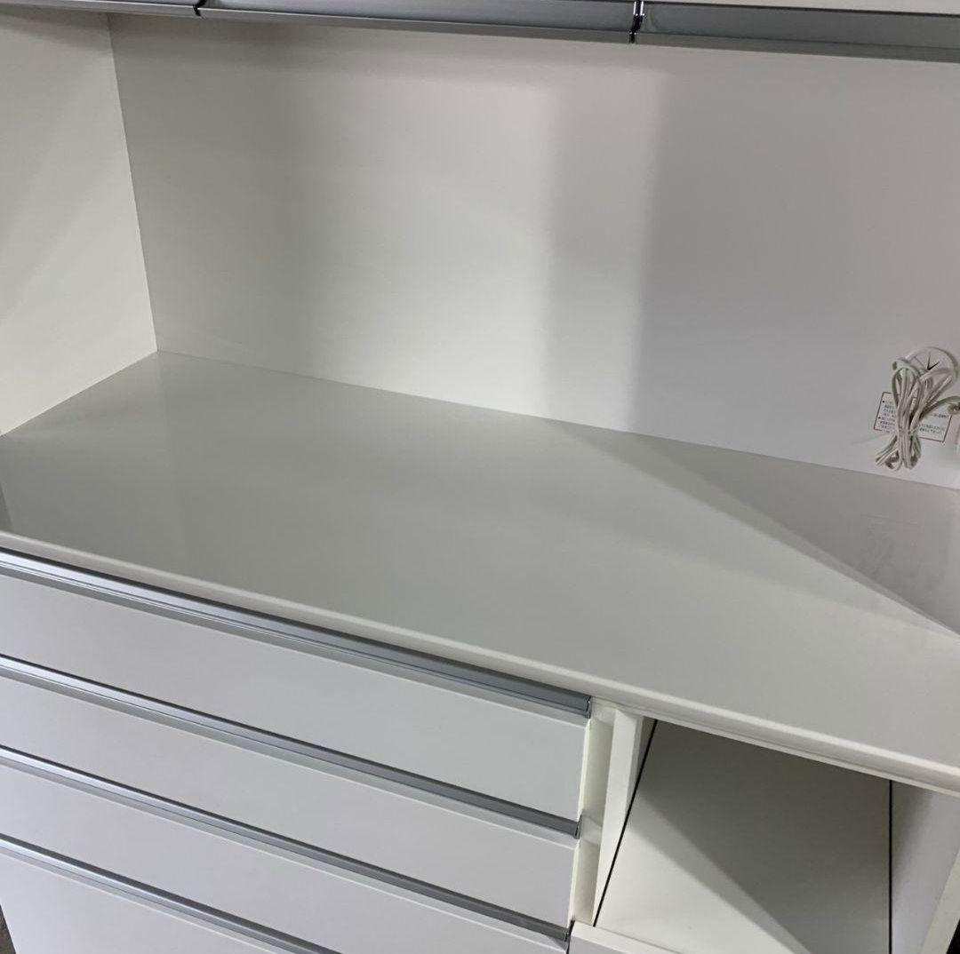 H377R\" NITORI RESUME キッチンボード 食器棚 ホワイト