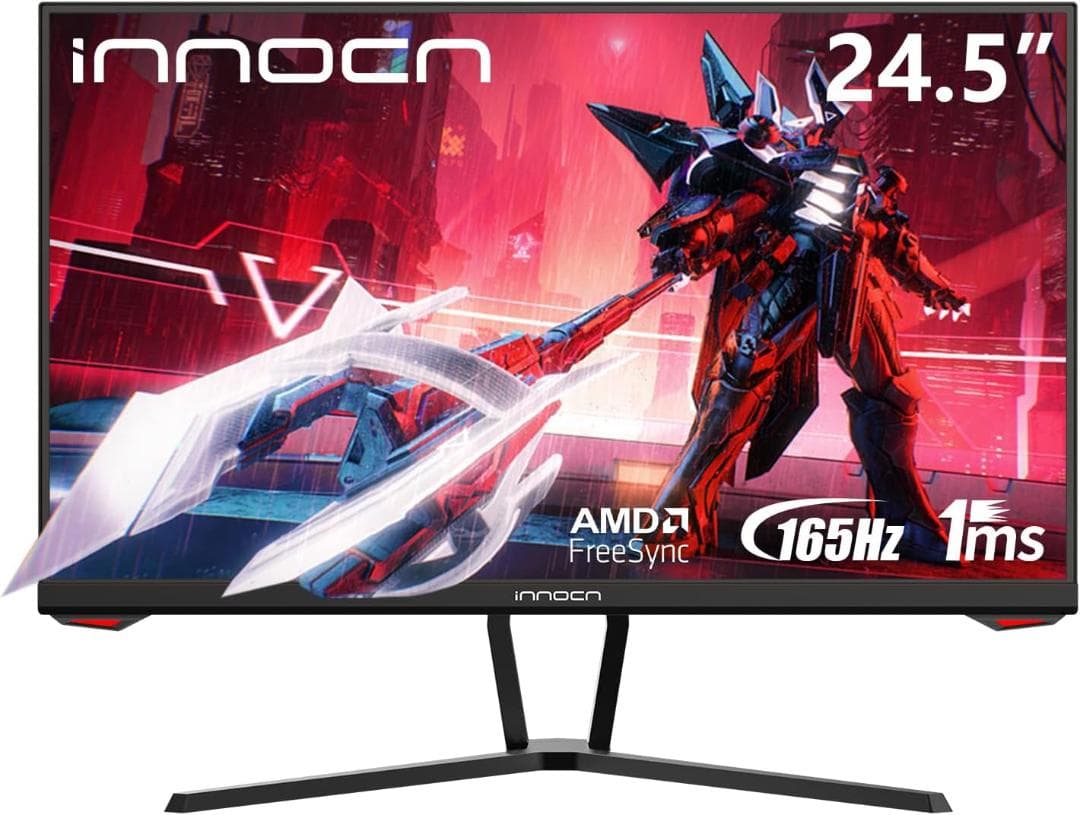 【ちーず】ゲーミングモニター 165Hz 1ms 24.5 FHD VA