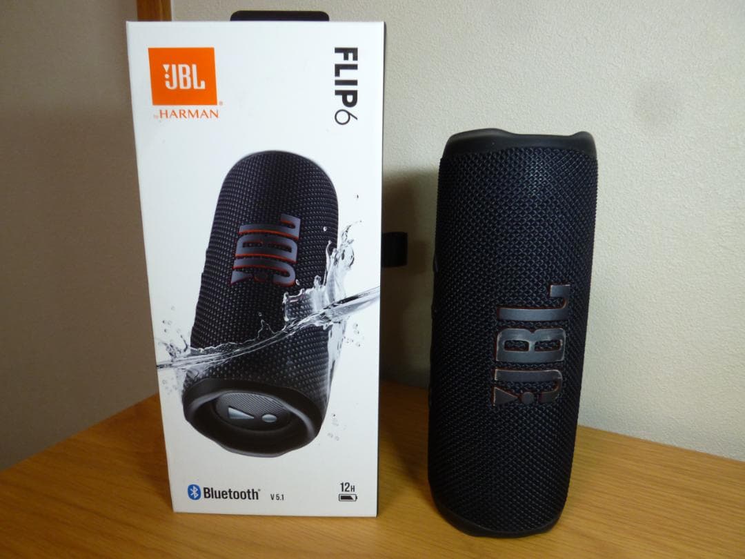 【未使用に近い】 JBL FLIP6 Bluetoothスピーカー 〔ブラック〕