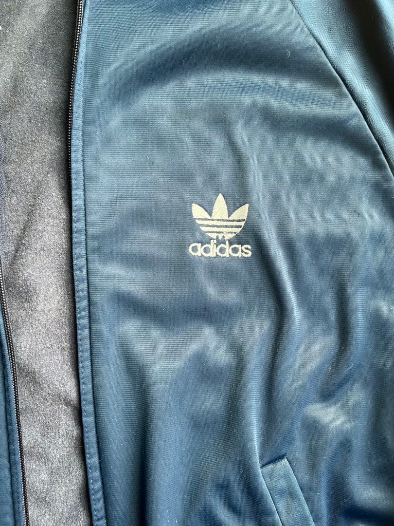 ヨンス着用同色adidas ATP 80s 銀タグ USA製 ジャージ ネイビー