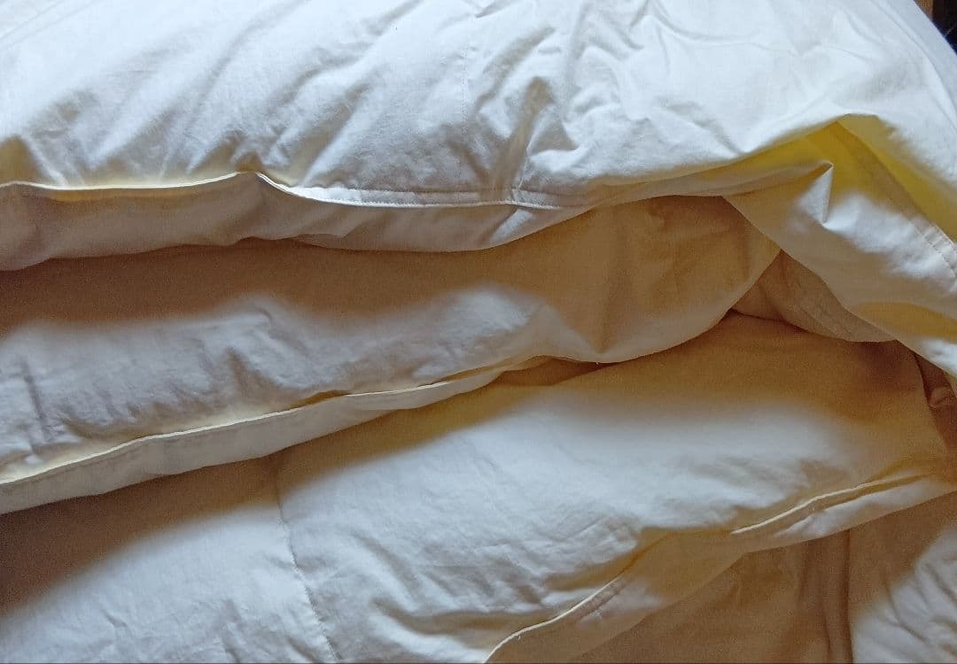 ダウン93% フェザー7%　ホワイトマザーグース　羽毛布団