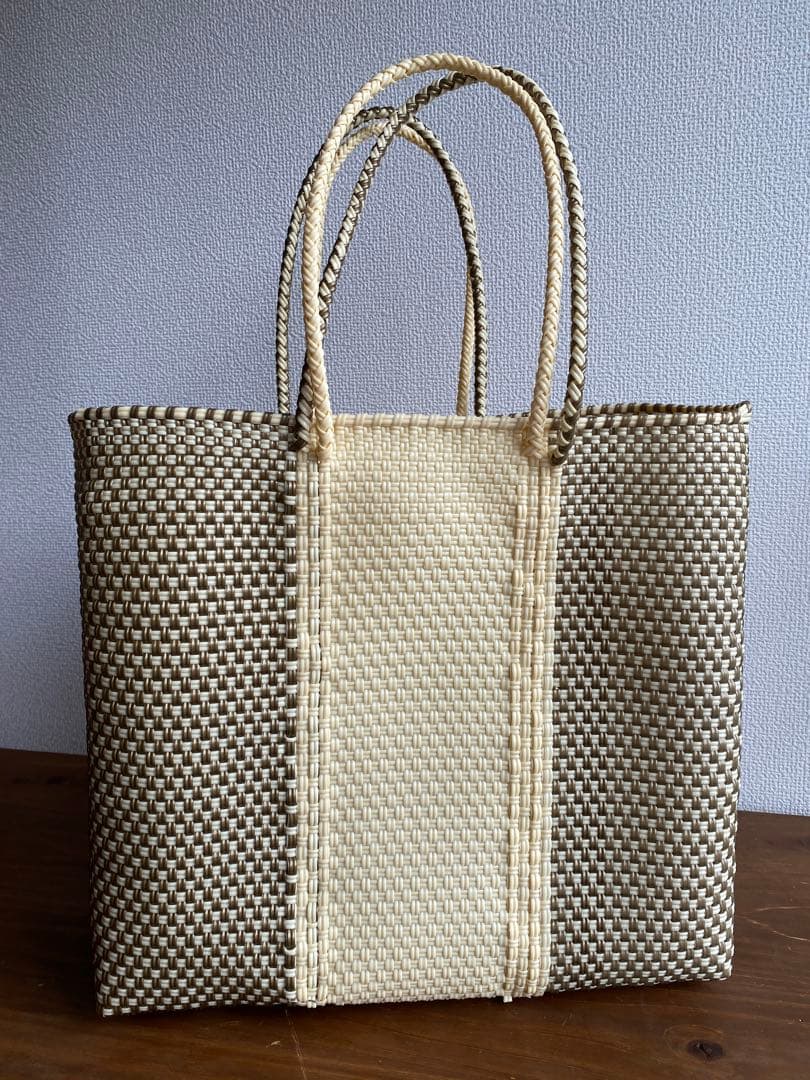 #G121-L1-Lサイズ　メキシコ　オアハカ　メルカドバッグ