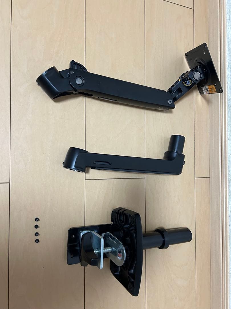 【エルゴトロンOEM】Amazonベーシック モニターアーム シングル ブラック