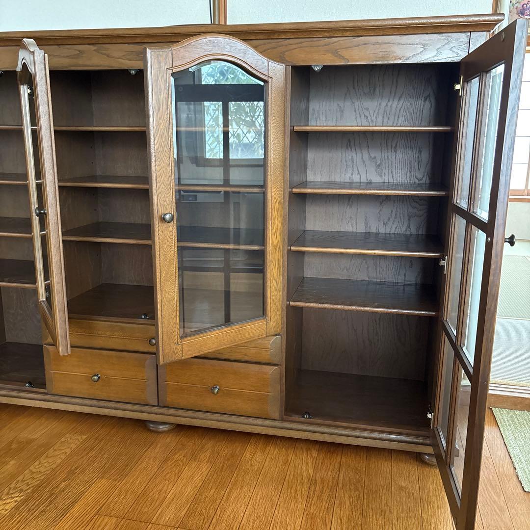 ❷高級家具　passionブランド　横型　カップポード飾り棚　ハイセンス　お洒落