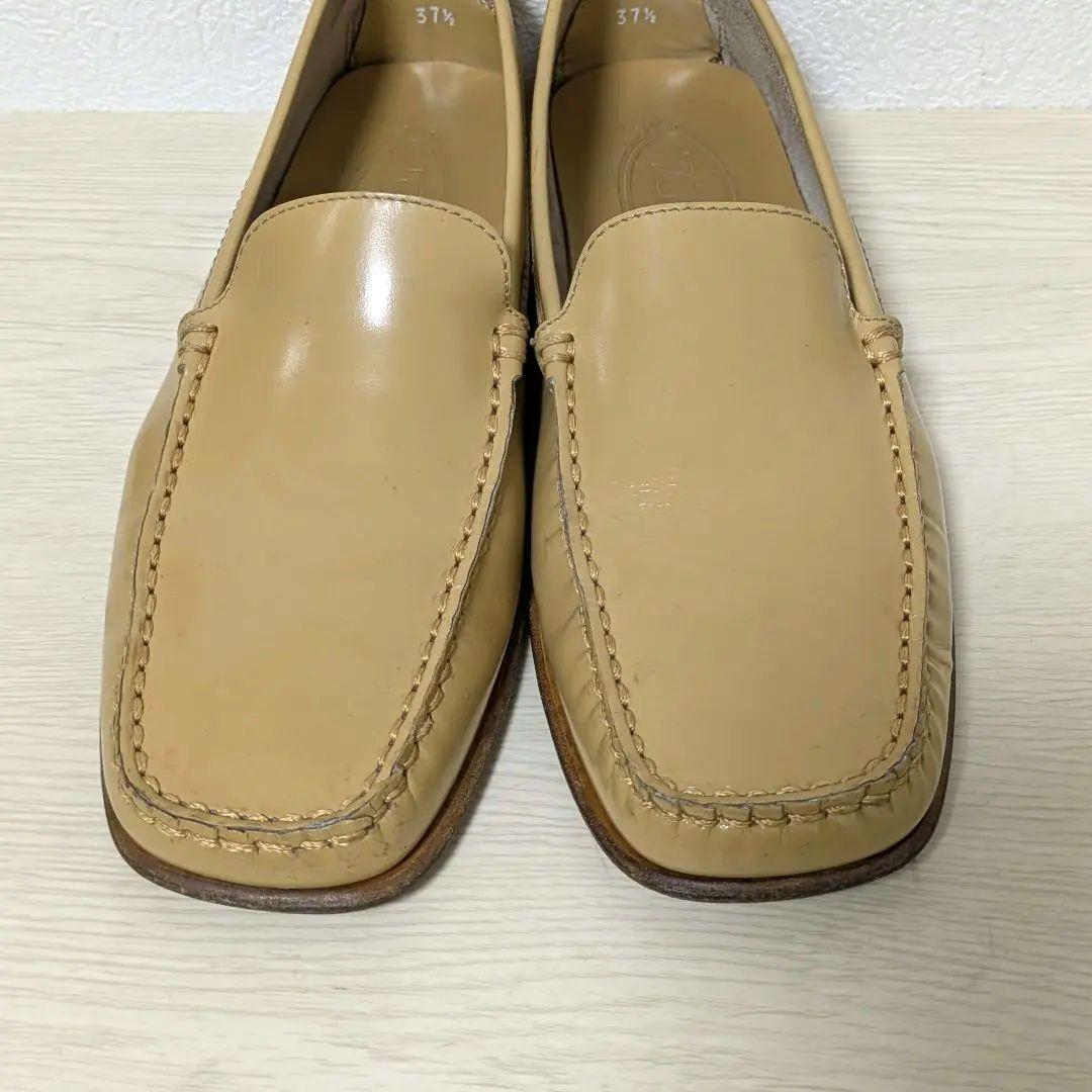 TOD‘S トッズ ドライビングシューズ ローファー 本革 ベージュ