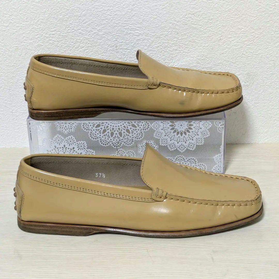 TOD‘S トッズ ドライビングシューズ ローファー 本革 ベージュ