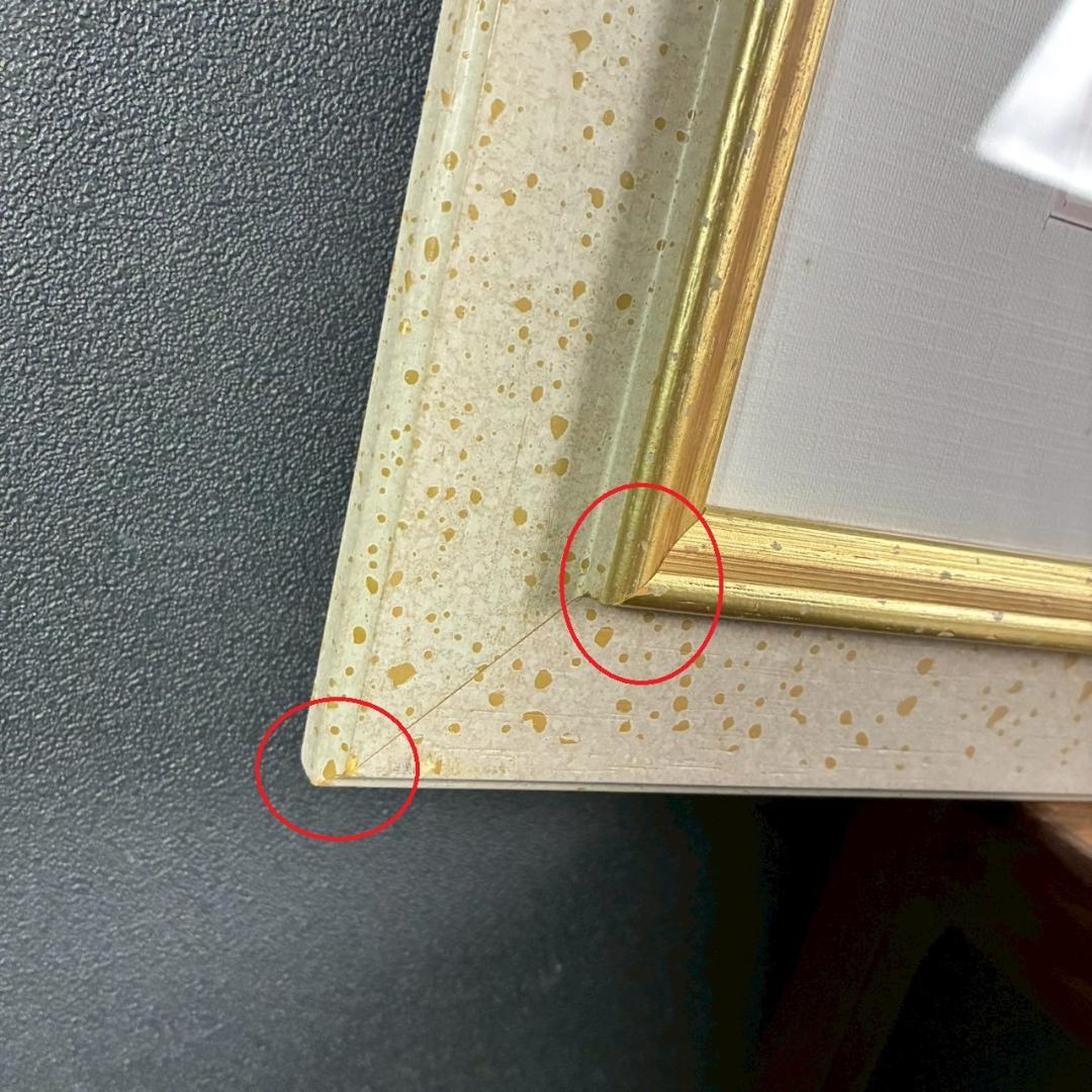 ジョアン・アイザック「Apple～」銅版画 1点物 直筆サイン入 お洒落な額装