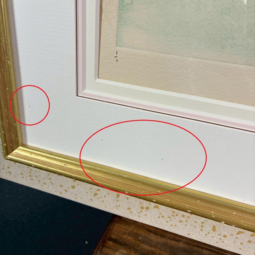 ジョアン・アイザック「Apple～」銅版画 1点物 直筆サイン入 お洒落な額装