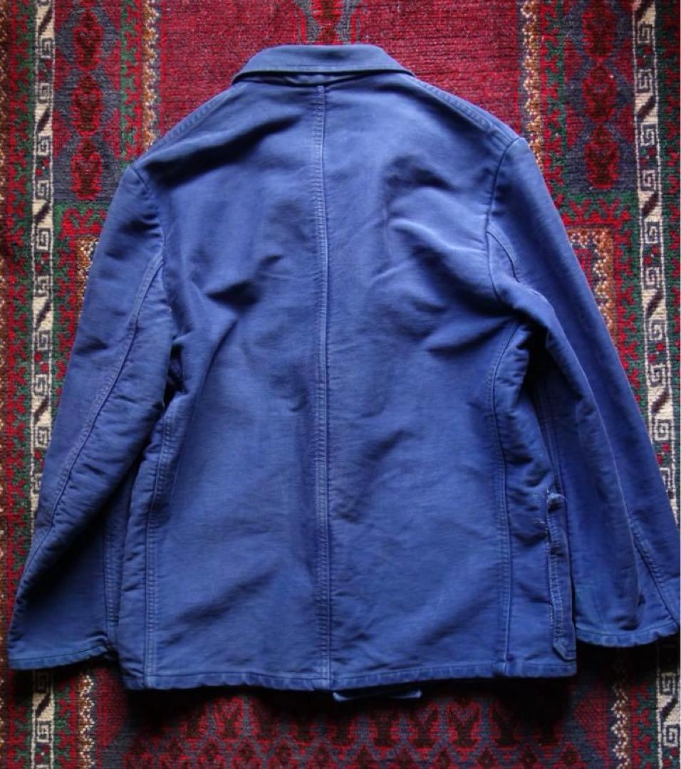 70s ドイツ エレファントスキン カバーオール L モールスキン ダブル