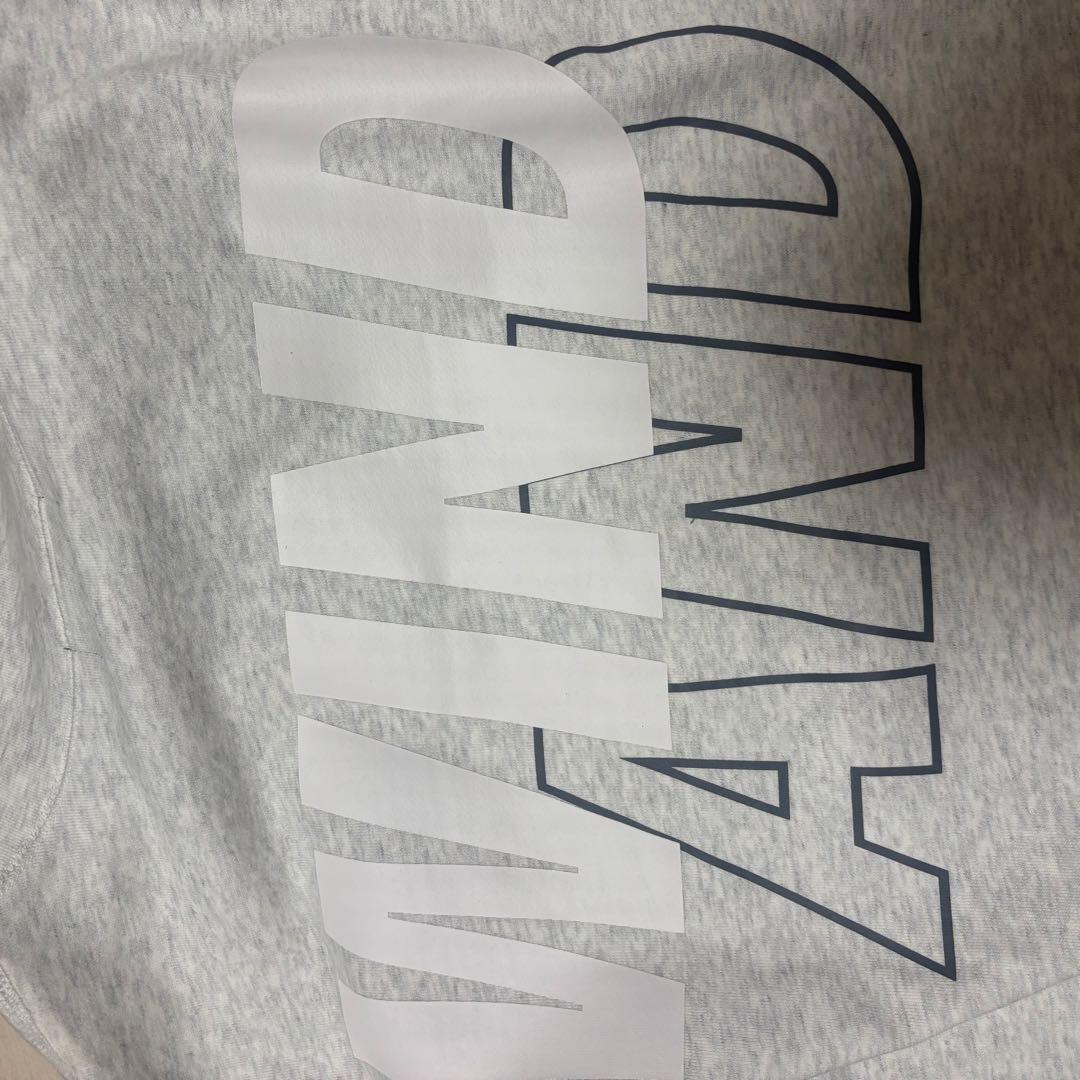 WIND AND SEA ハーフジップ　スウェット グレー　L