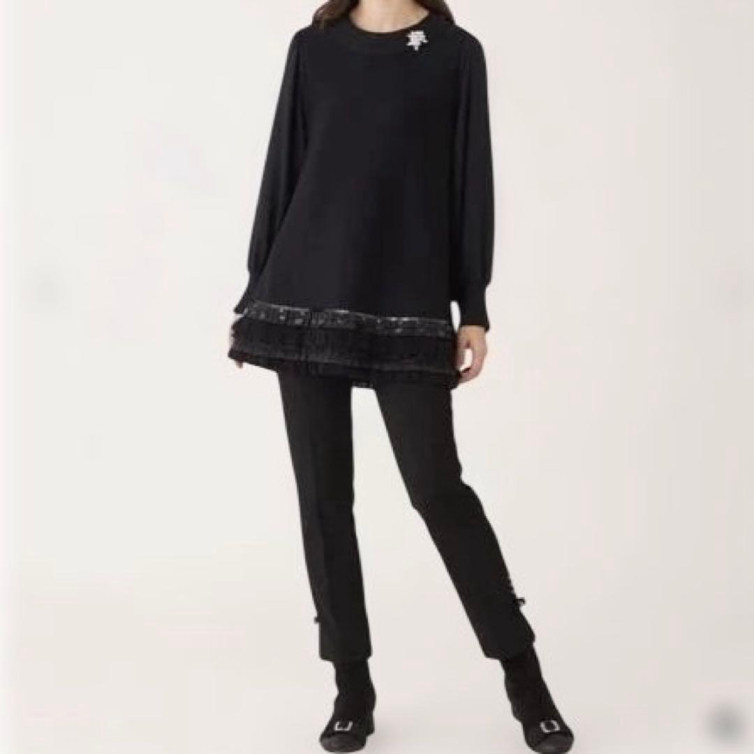 アロハ！　トゥービーシック　大きいサイズ　エレガンスヘムニットチュニック