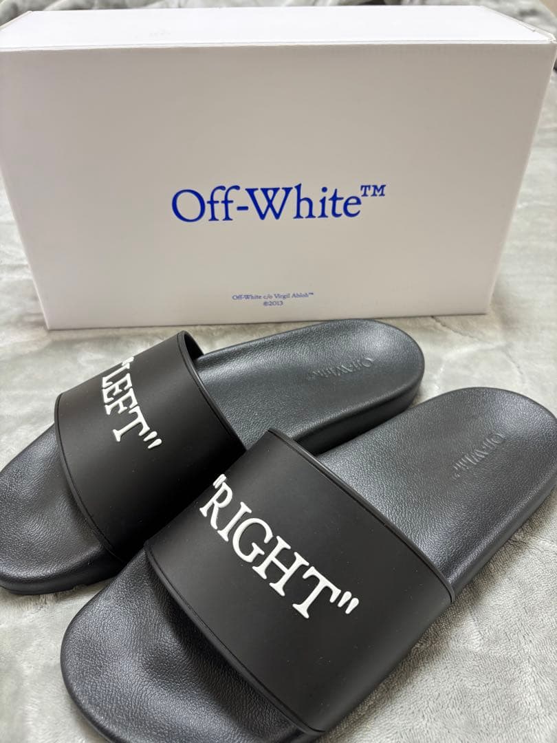 オフホワイト　Virgil Abloh ロゴサンダル　正規品