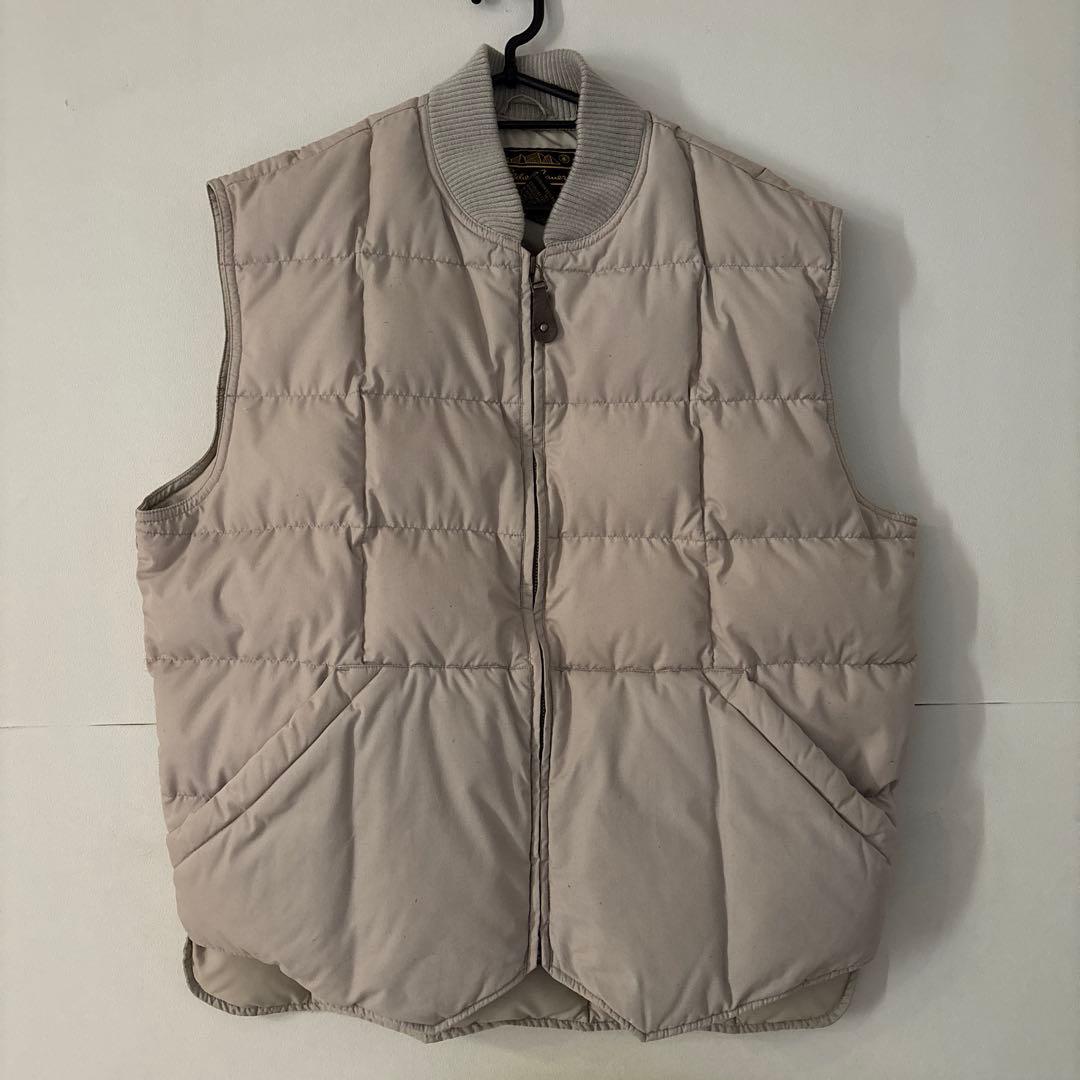 Eddie Bauer ベージュ ダウンベスト