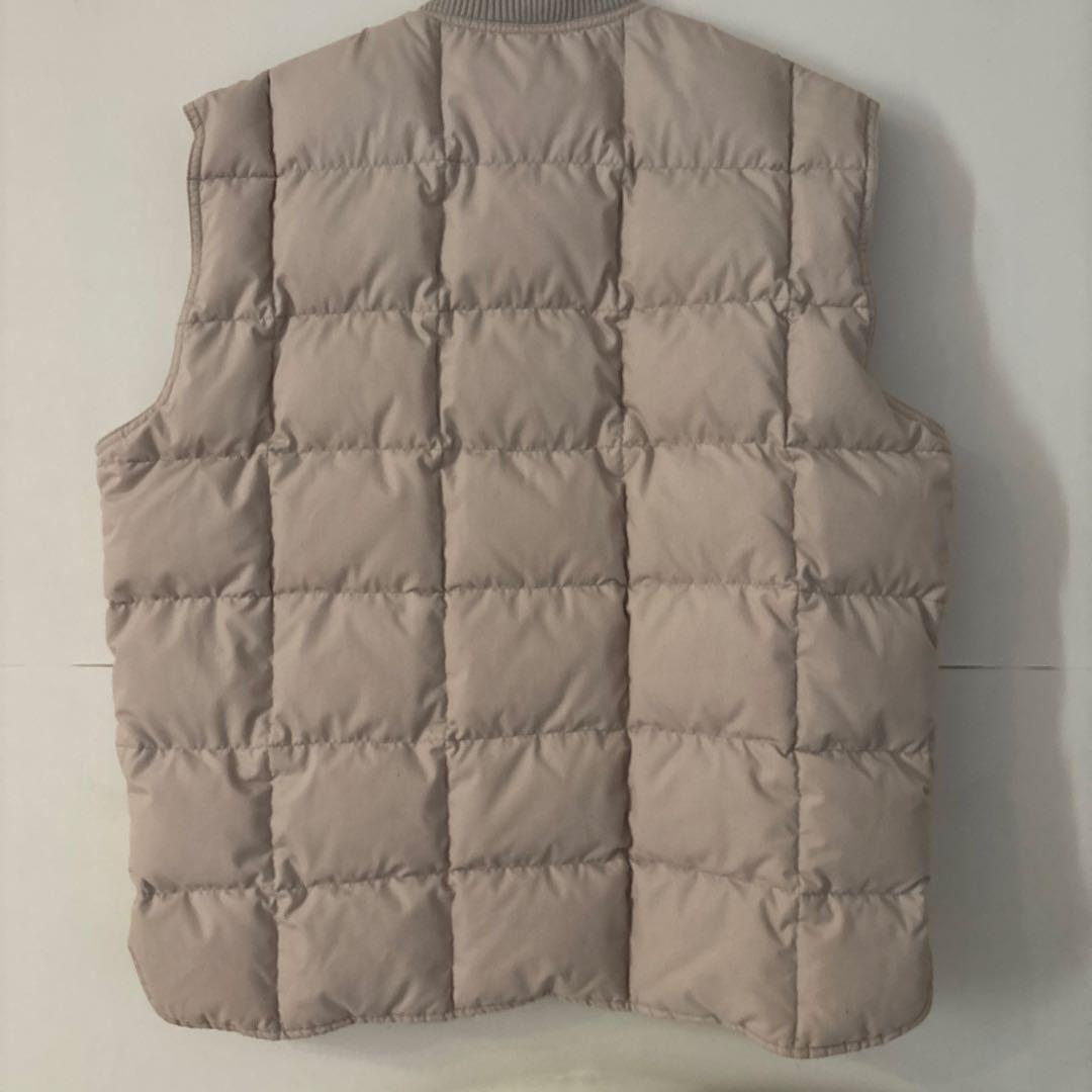 Eddie Bauer ベージュ ダウンベスト