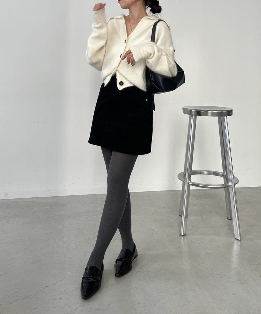 CAPRICIEUX LE'MAGE コーデュロイ台形スカート