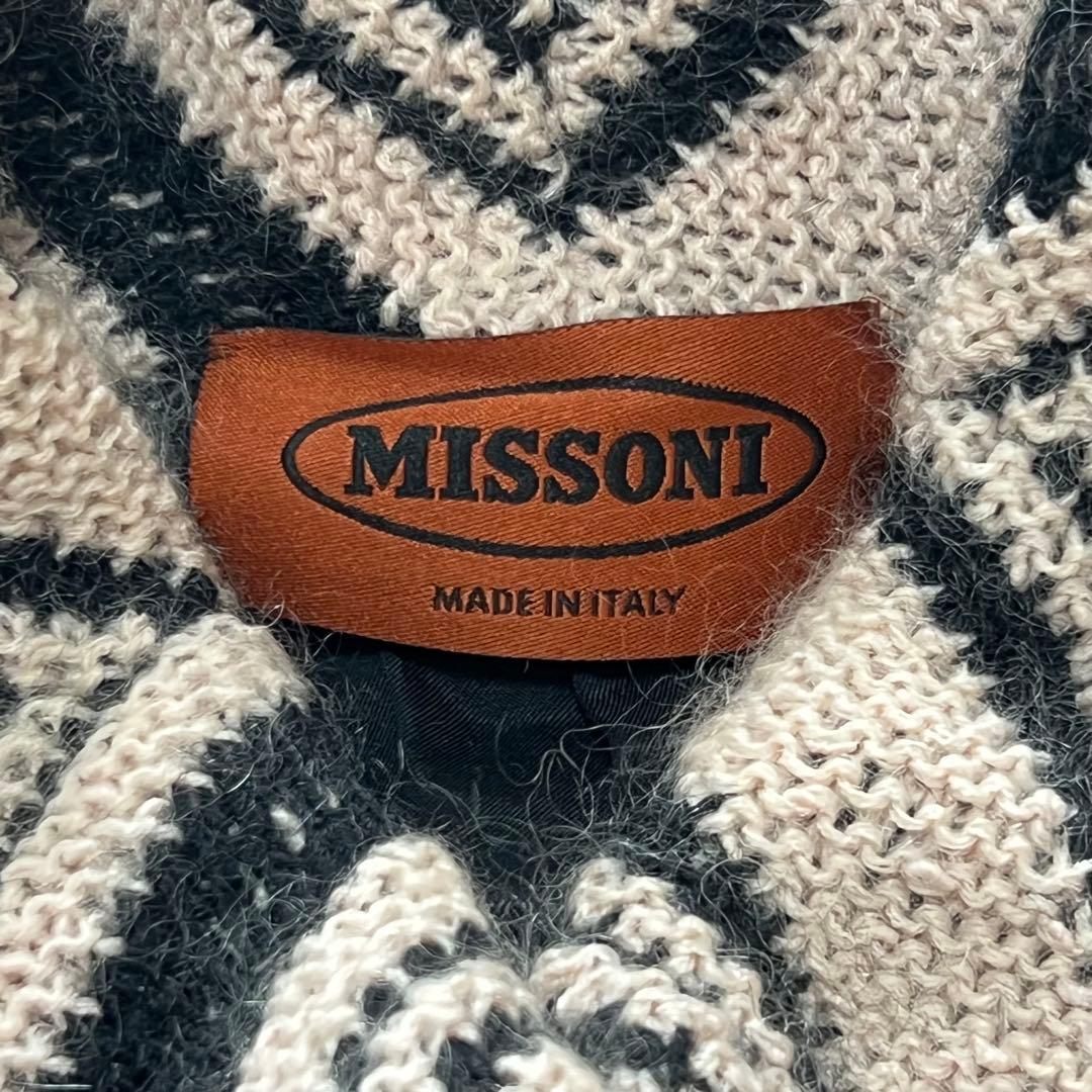 美品 ミッソーニ ウールジャケット モヘヤ混 オレンジタグ 大きいサイズ 42