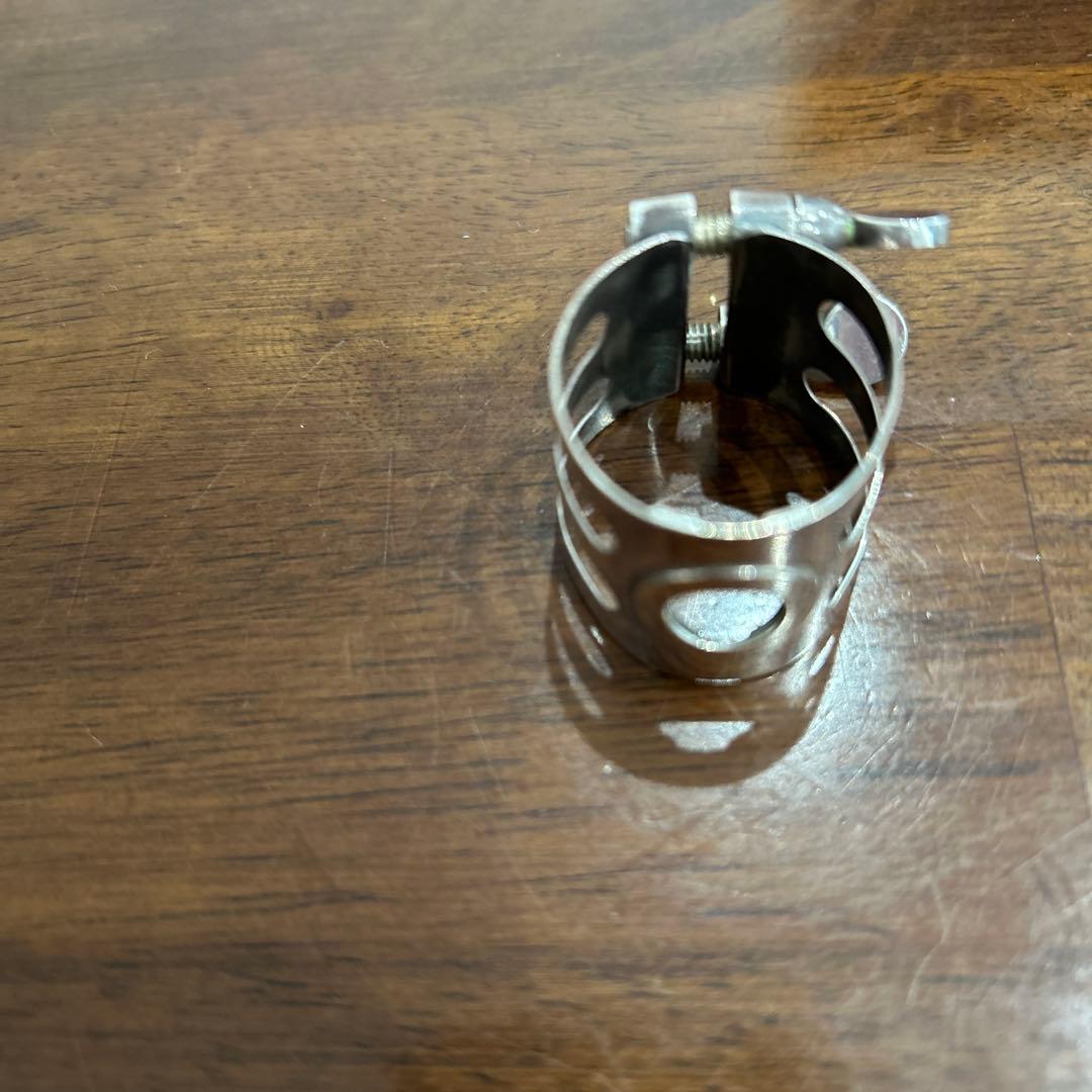 ウッドストーン　B♭クラリネットリガチャー　総銀製 ケース付