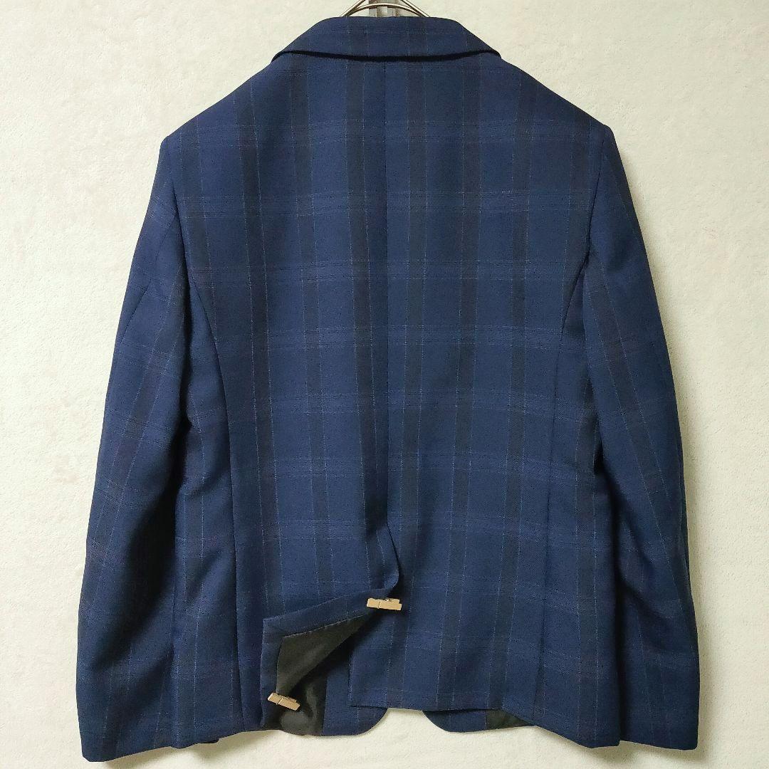 ワンダーファクトリー 男の子 フォーマルスーツ 8点 160 ネイビーチェック