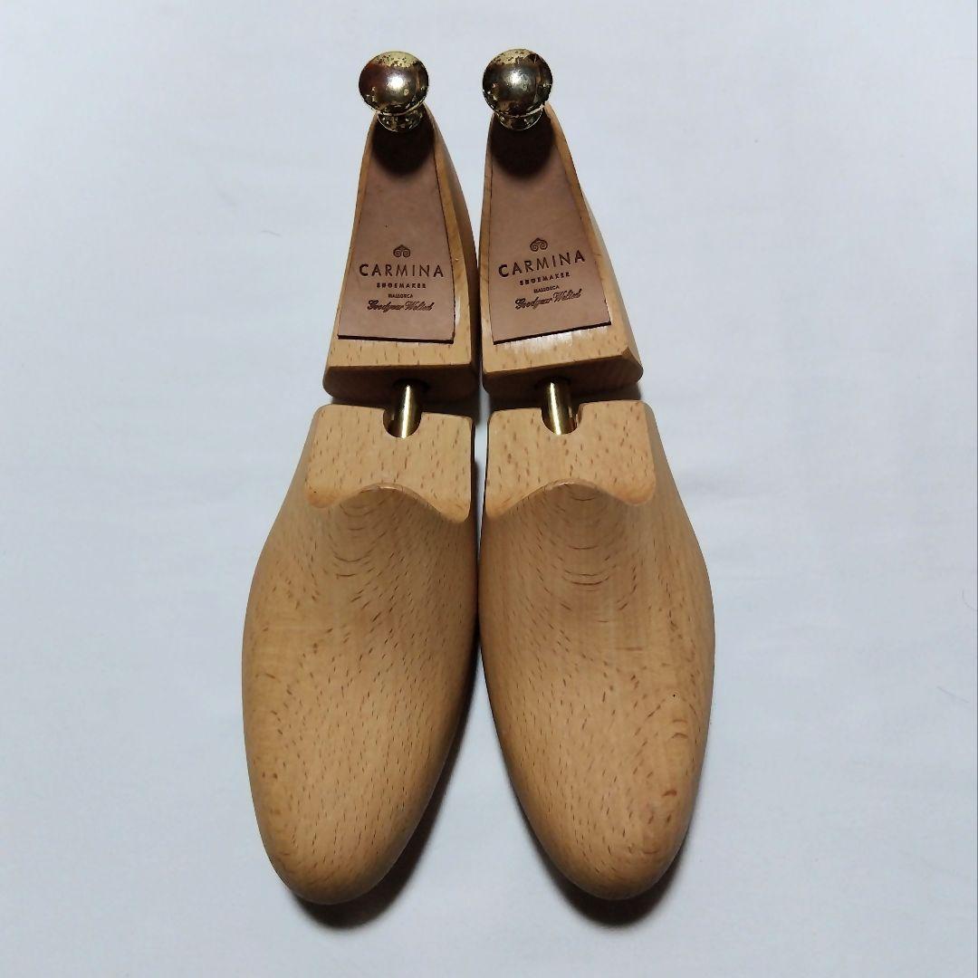 「美品」「サイズ UK6」CARMINA カルミーナ 純正シューツリー キーパー