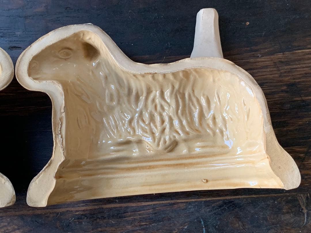 フランス アンティーク アニョーパスカル型 スフレンハイム焼 アルザス