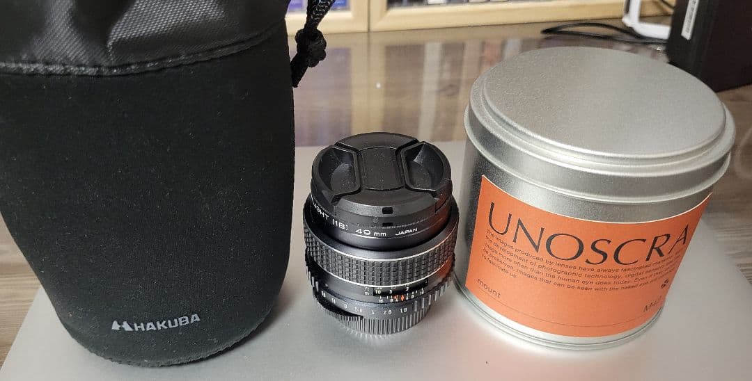UNOSCRA ユノスクラ　m42 レンズ付き