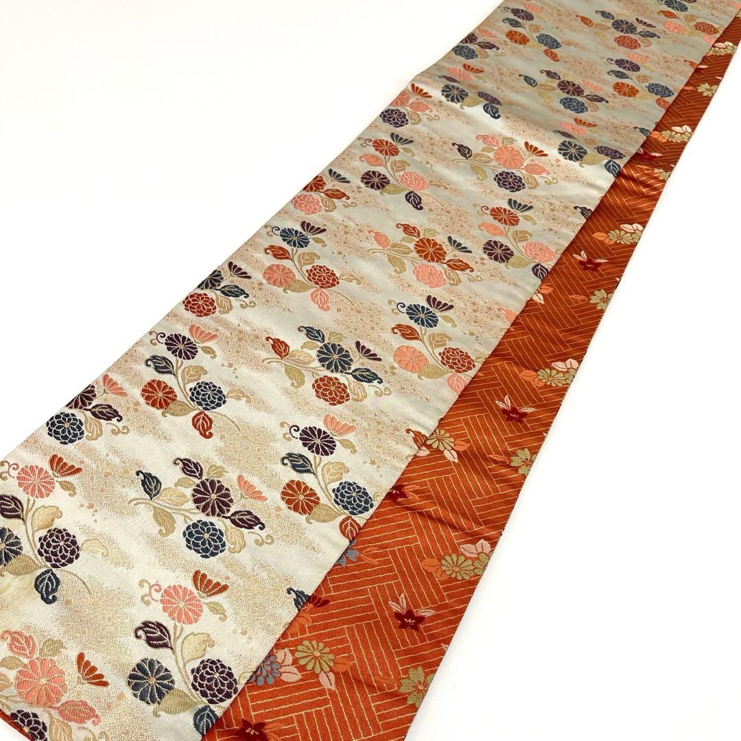 grushenkaです❣️ 【着物と帯 時流】O25766◆正絹 半幅帯