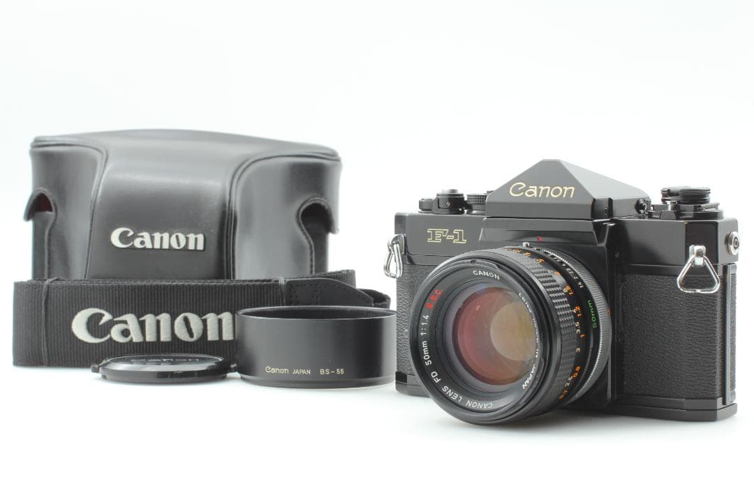 Canon F-1 フイルムカメラ FD 50mm F1.4 S.S.C.レンズ