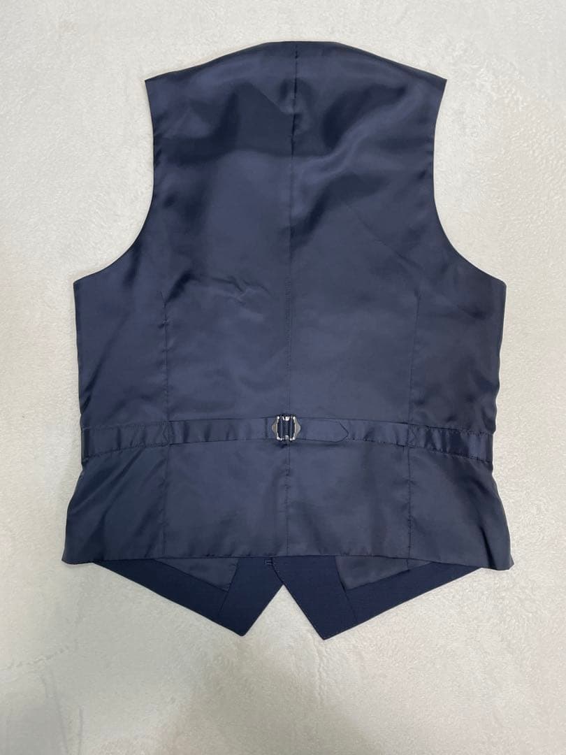 【極美品】MARZOTTO生地 ユナイテッドアローズ 3ピーススーツ ネイビー