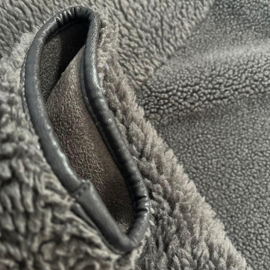 BEAUTY&YOUTH ・ボアフェイクムートン リバーシブルジャケット