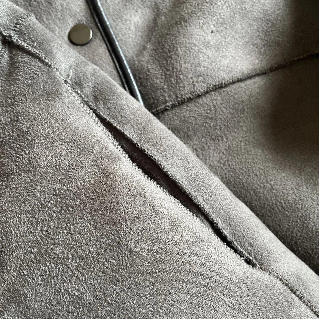 BEAUTY&YOUTH ・ボアフェイクムートン リバーシブルジャケット