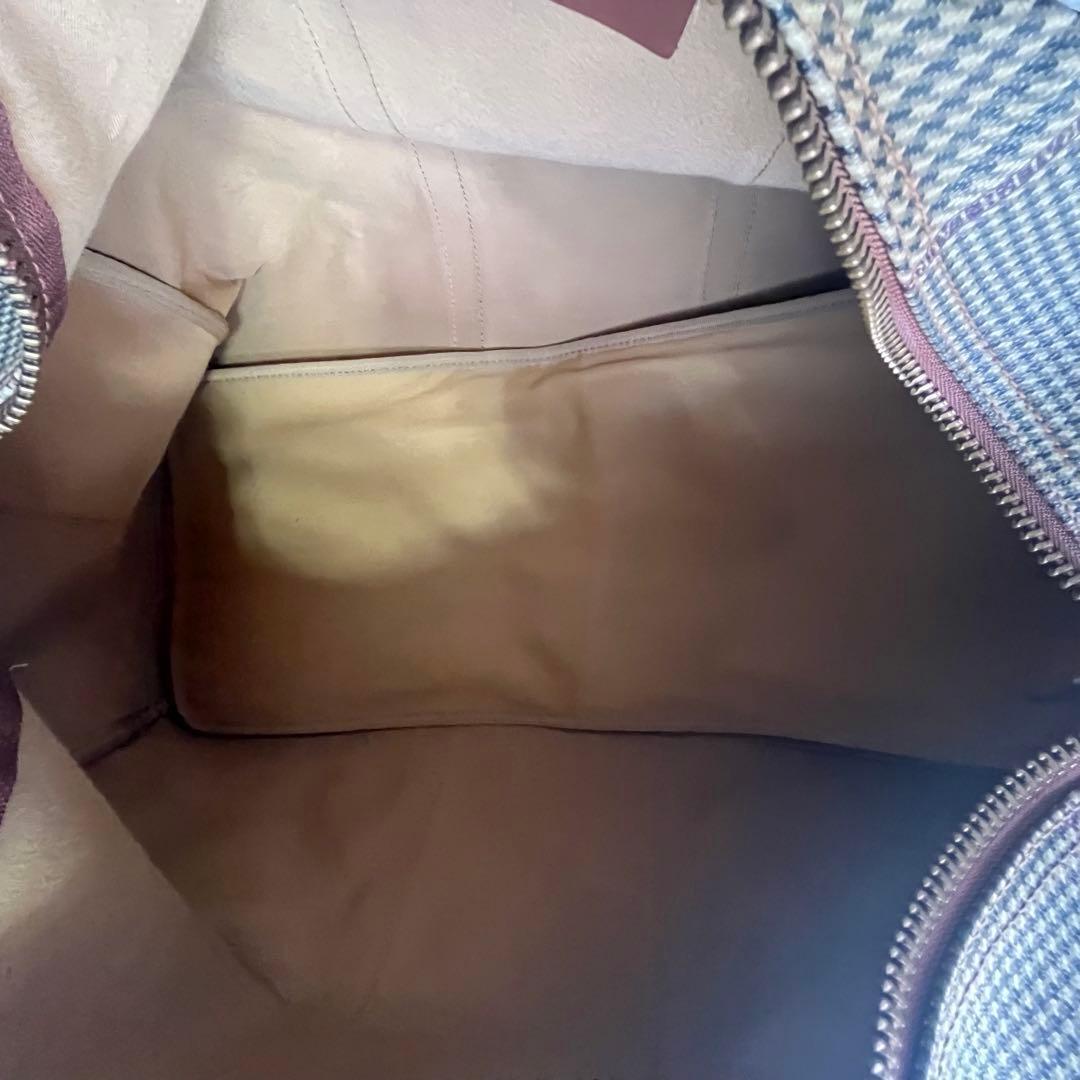 大容量 ポロ ラルフローレン 2way ボストンバッグ 千鳥格子 総柄